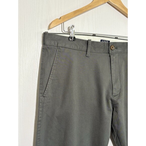 J. Crew Factory Pants Mens 35 32 Slim-fit Flex Chino Gray New Flat Front Preppy - Picture 11 of 16
